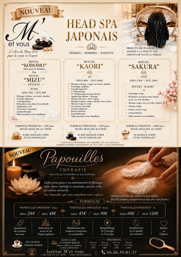 M' et vous - Head Spa