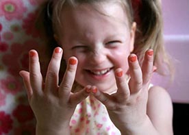 Limage des ongles + Pose de vernis